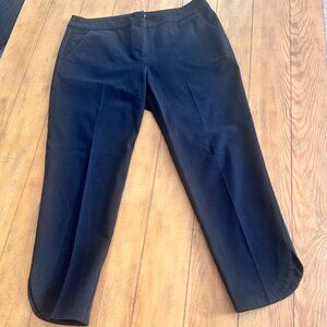 TRINA TURK crop slack with curved hem size 14